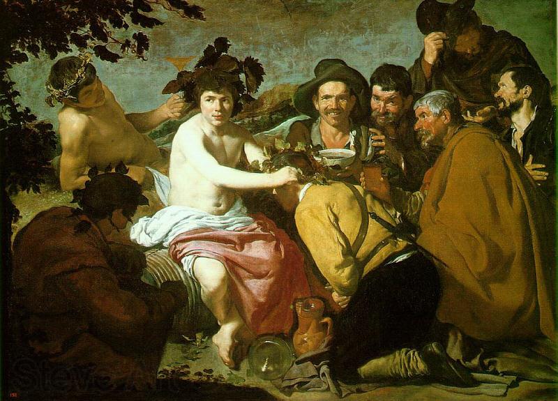 Diego Velazquez The Feast of Bacchus France oil painting art